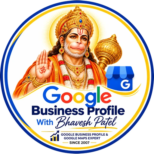 Google Business Profile With Bhavesh Patel logo